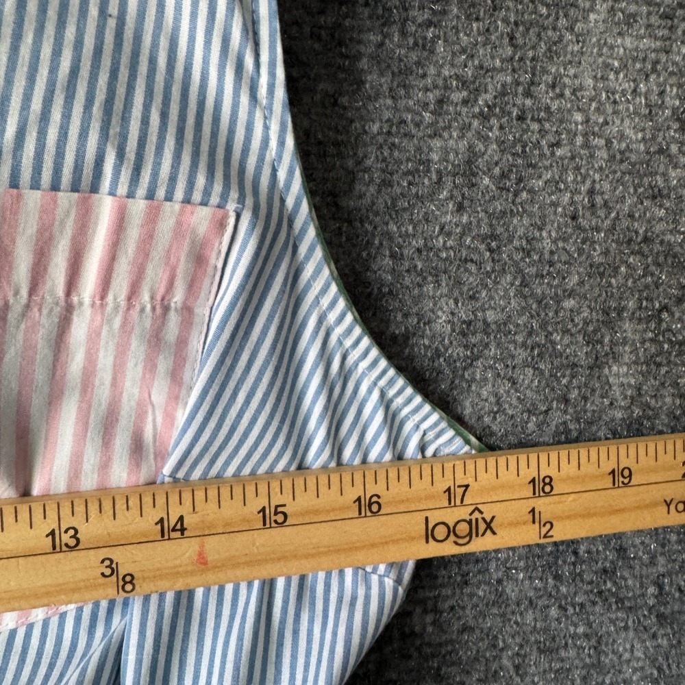 J. Crew Sleeveless Colorblock Shirt Dress in Pastel Blue, Pink & Yellow - Picture 6 of 9